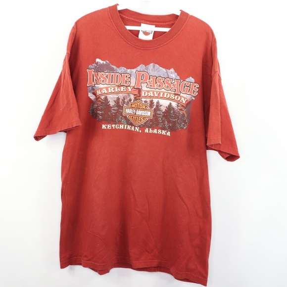 red harley davidson shirt